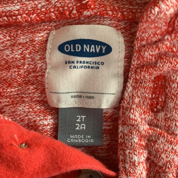 🌻 Old Navy Heather Red Sweater 2T - Picture 3 of 5